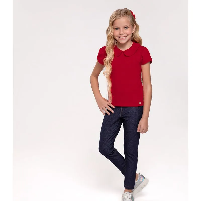 Legging Infantil Em Molecotton Trick Nick Azul 12