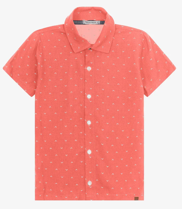 Camisa Infantil Menino Trick Nick Rosa 12