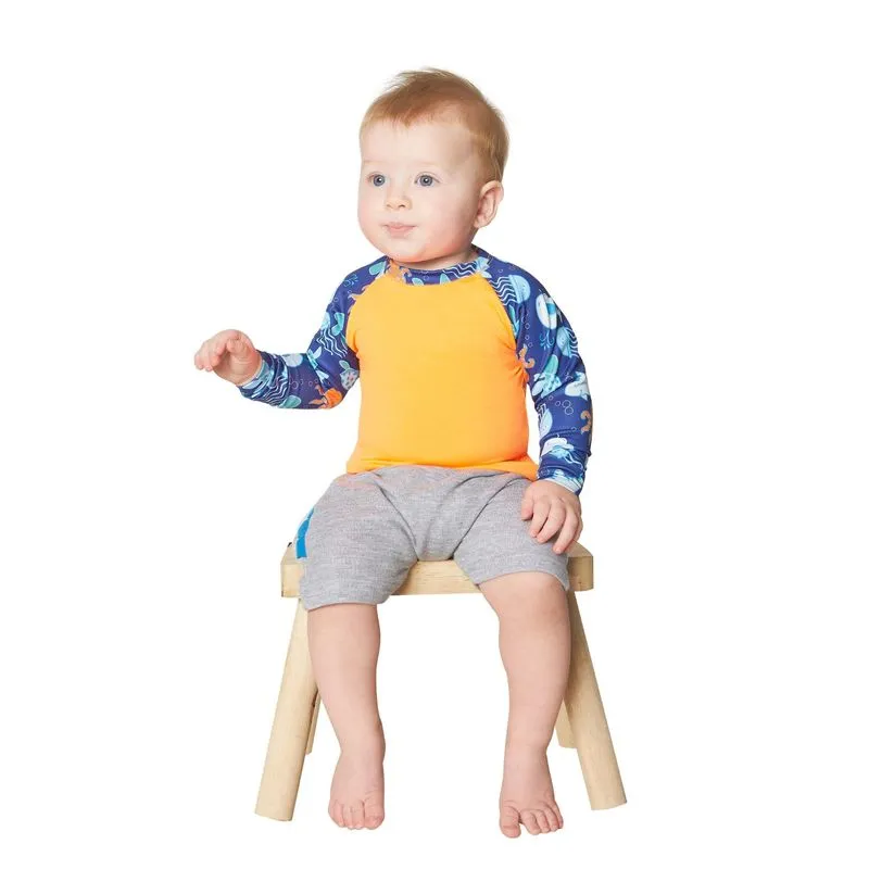 Camiseta Infantil Menino Com Proteção UV Viston Laranja M