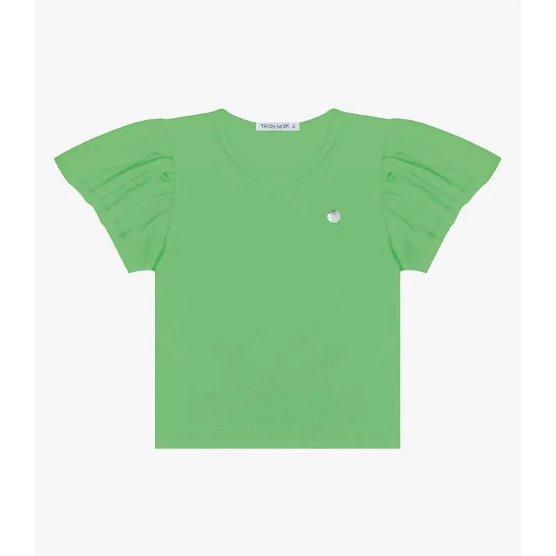 Blusa Infantil Feminina Trick Nick Verde 12