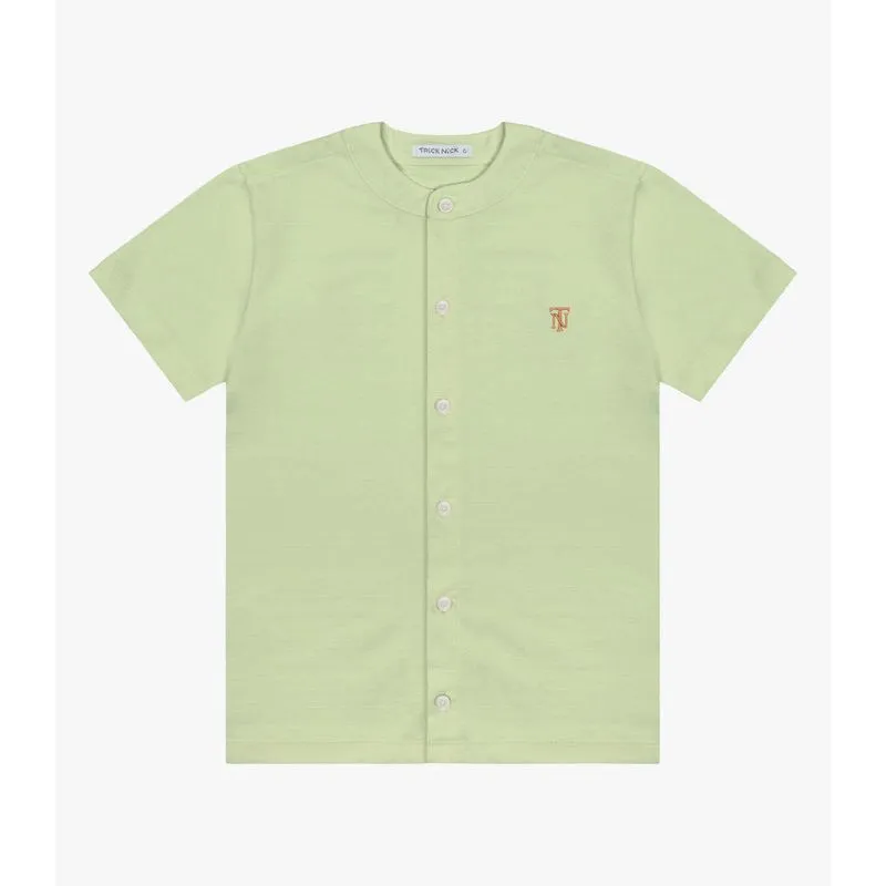Camisa Infantil Em Meia Malha Trick Nick Verde 1