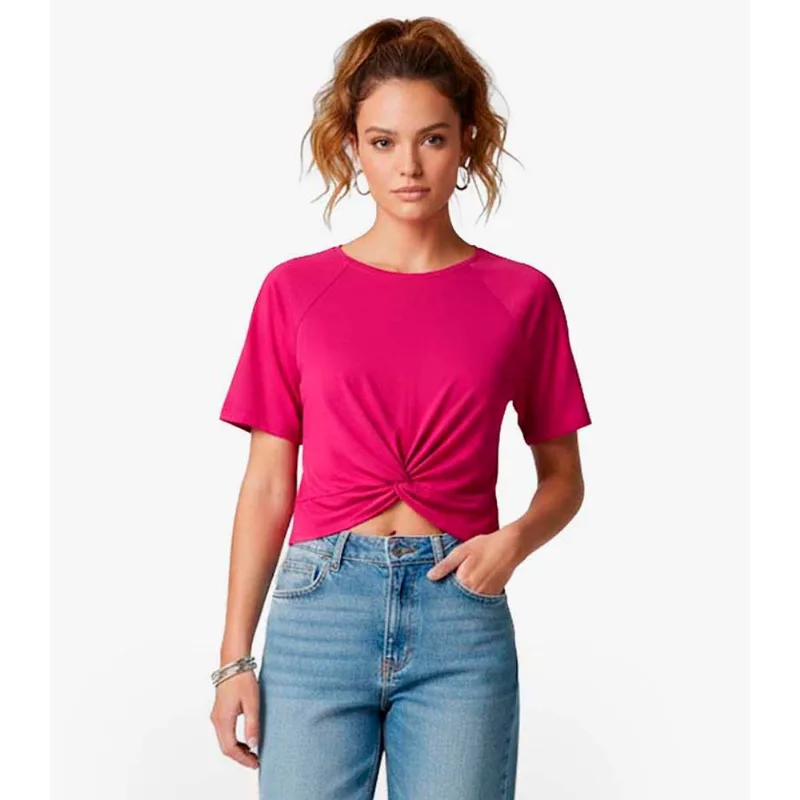 Blusa Feminina Lisa Infinita Cor Rosa M