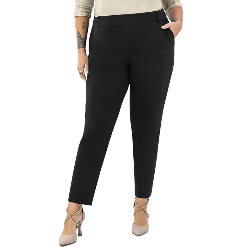 Calça Feminina Rovitex Plus Size Alfaiataria Preto - G2