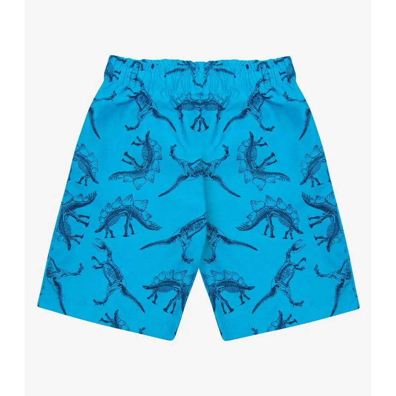 Bermuda Menino Tactel Rovitex Kids Azul 8