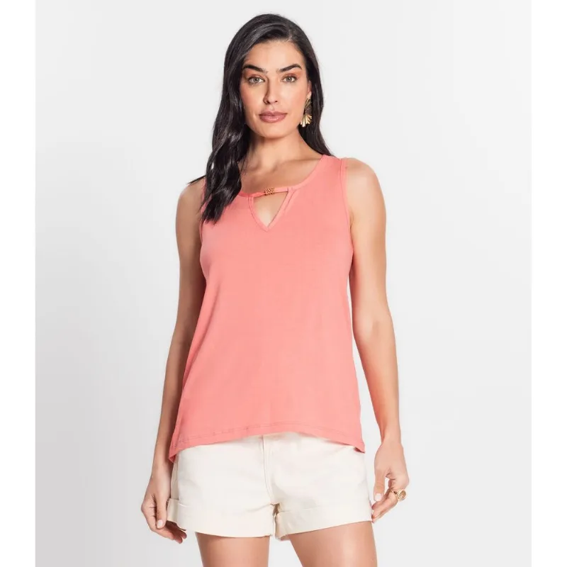 Blusa Feminina Lisa Infinita Cor Rosa P
