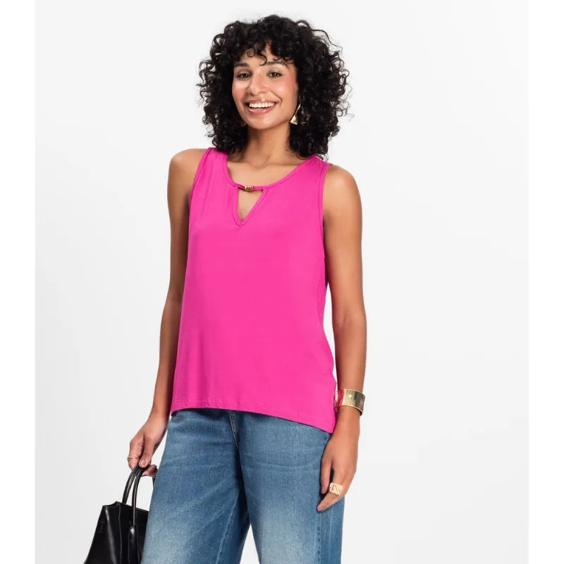 Blusa Feminina Lisa Infinita Cor Rosa G
