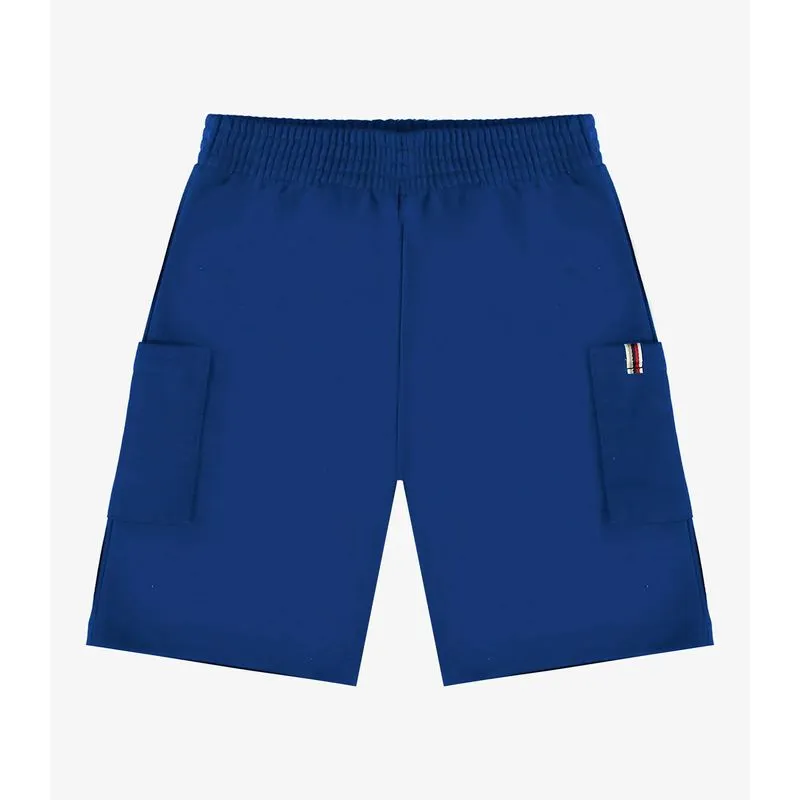 Bermuda Infantil Moletom Rovi Kids Azul 12