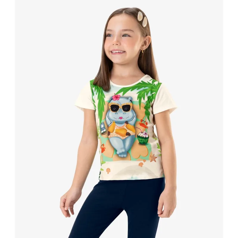 Blusa Infantil Rovi Kids Bege 3