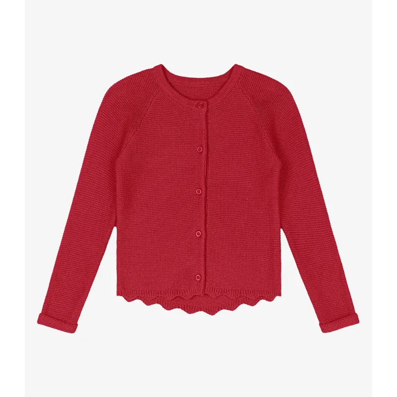 Cardigan Infantil Tricot Trick Nick Vermelho 6