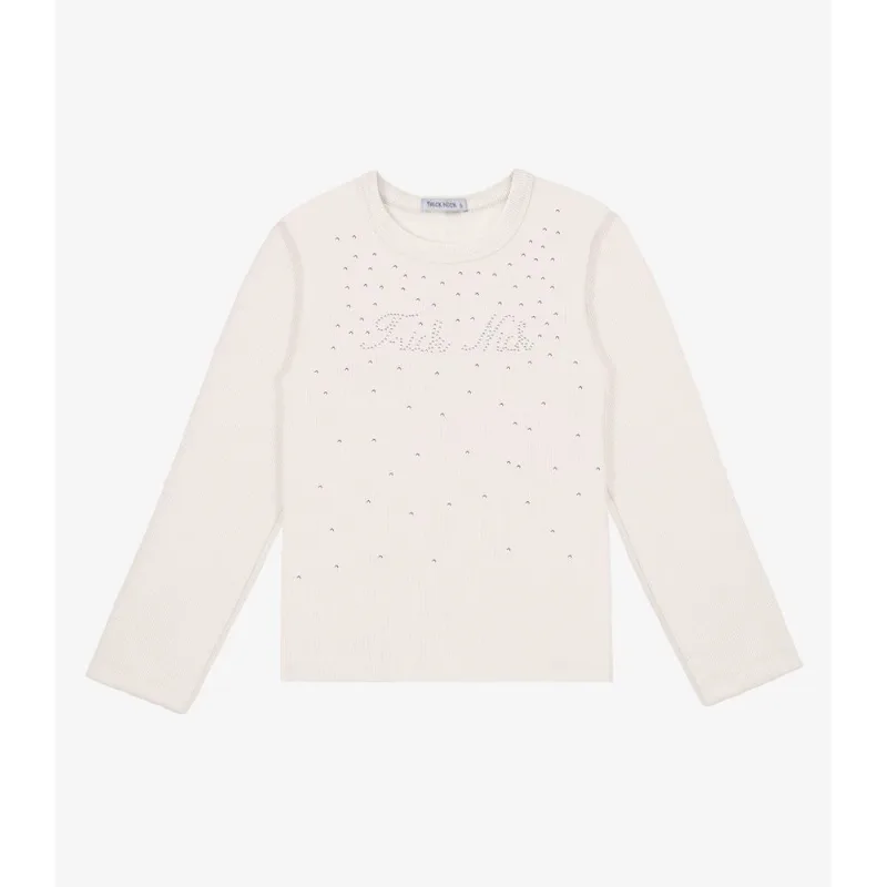 Blusa Manga Longa Trick Nick Bege 4