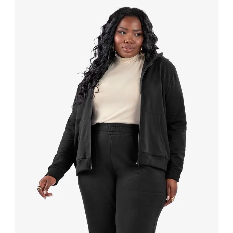 Blusa Gola Alta Feminina Plus Size Secret Glam Bege Plus G2