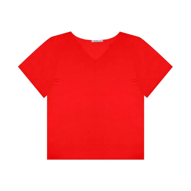 Blusa Feminina Plus Size Secret Glam Laranja Plus G4