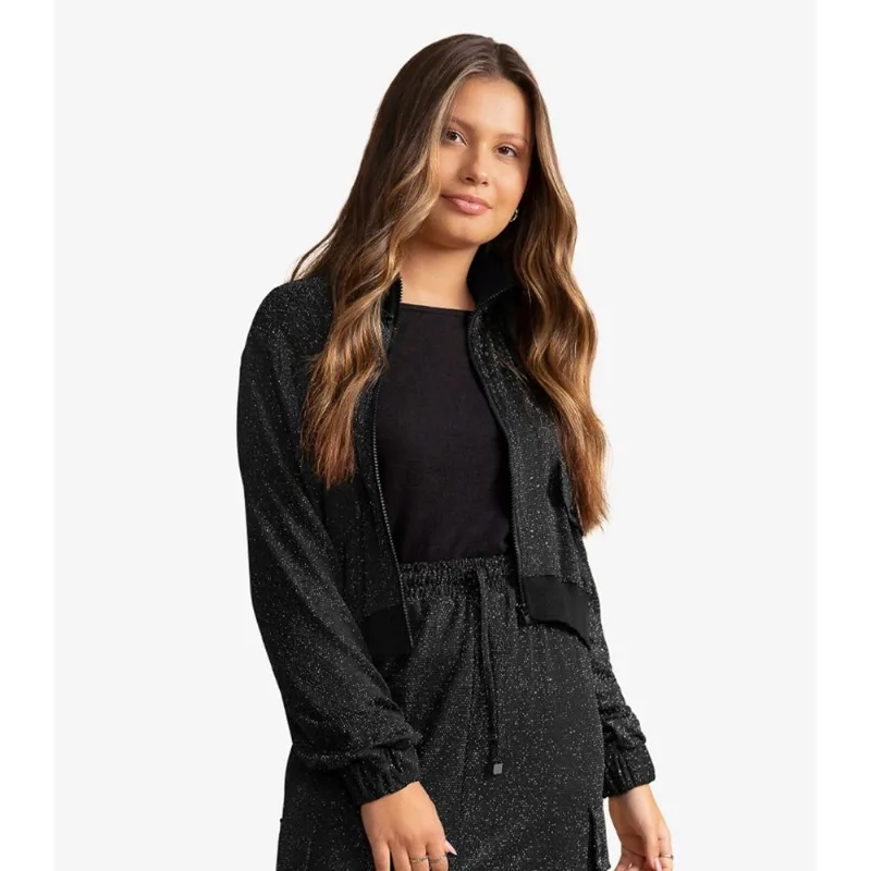 Jaqueta Juvenil Feminina Minty Preto 20