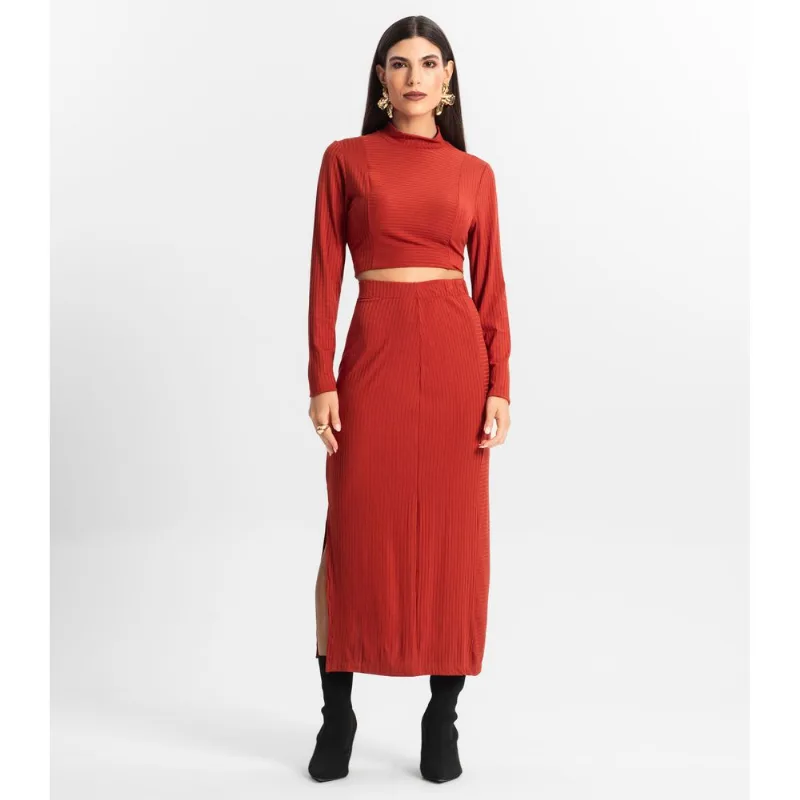 Conjunto de Blusa Com Saia Endless Vermelho M
