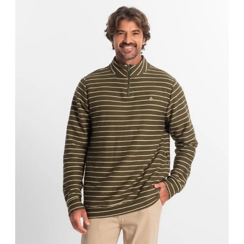 Moletom Masculino Moletinho Listrado Diametro Verde GG
