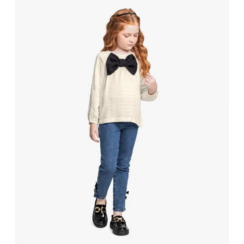 Conjunto Bata Com Calça Jeans Trick Nick Bege 3