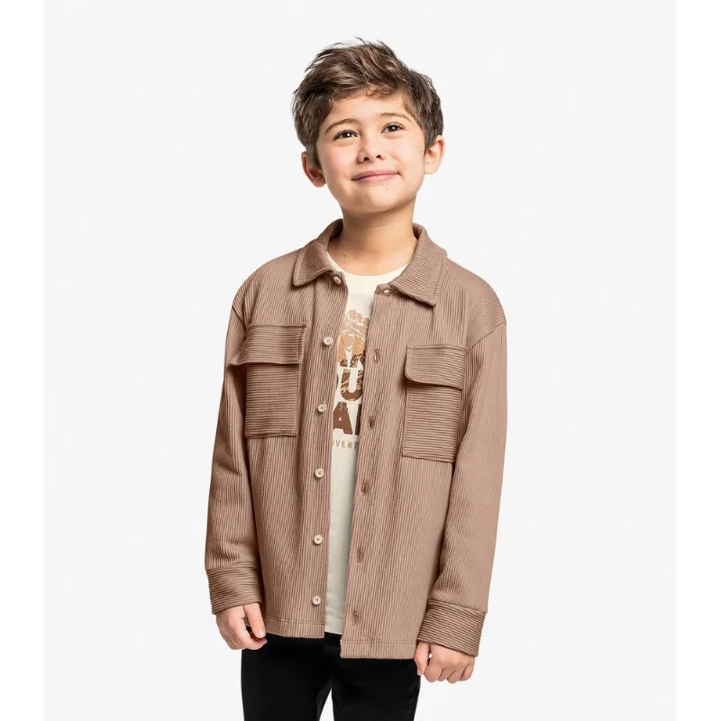 Camisa Infantil Menino Trick Nick Marrom 6