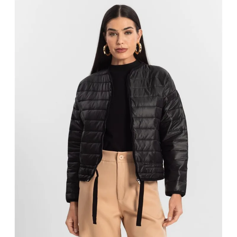 Jaqueta Feminina Microfibra Endless Preto GG
