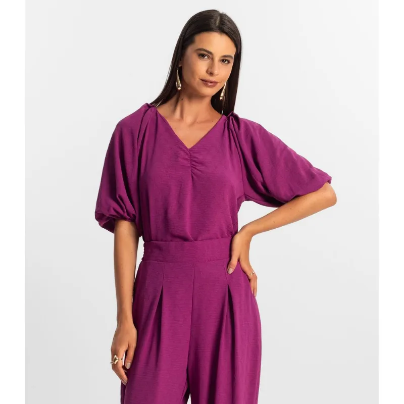 Blusa Feminina Rovitex Roxo G