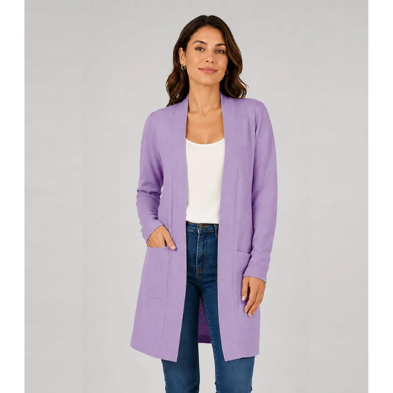 Cardigan Tricot Feminino Rovitex Roxo M