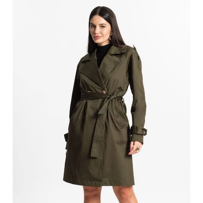 Trench Coat Feminino Endless Verde P