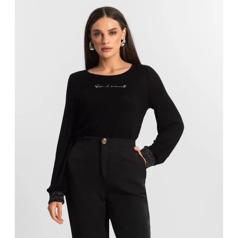 Blusa Manga Longa Tricot Endlles Preto M