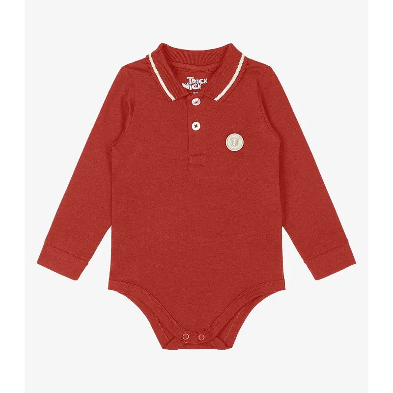 Body Polo Infantil Trick Nick Laranja M