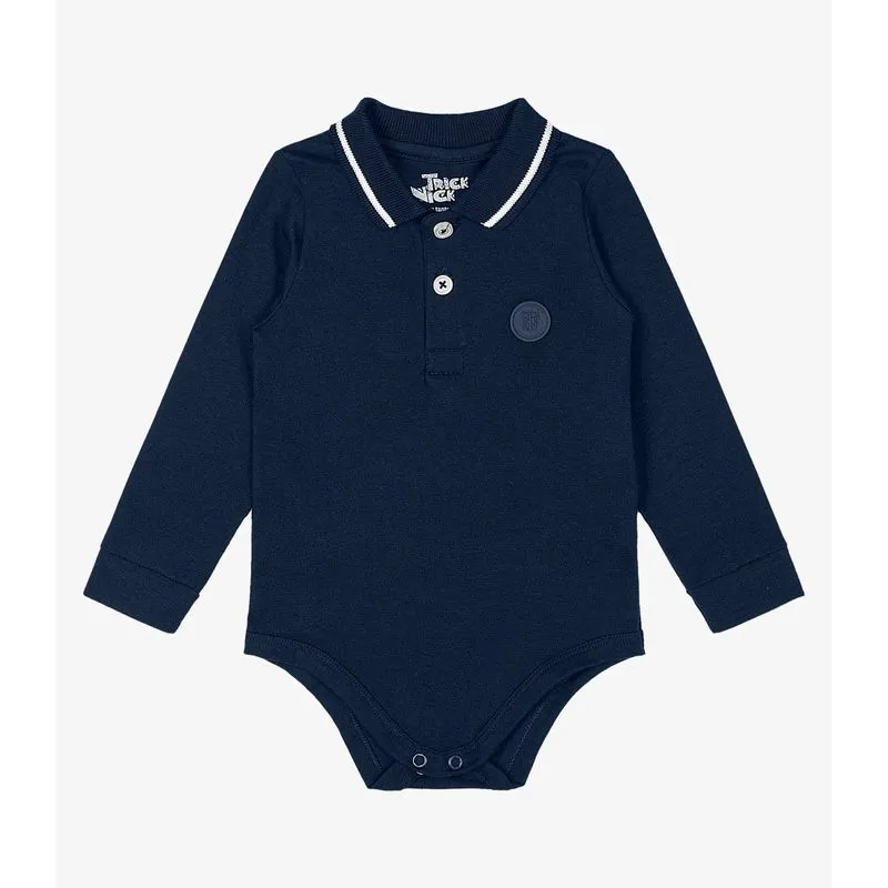 Body Polo Infantil Trick Nick Azul M