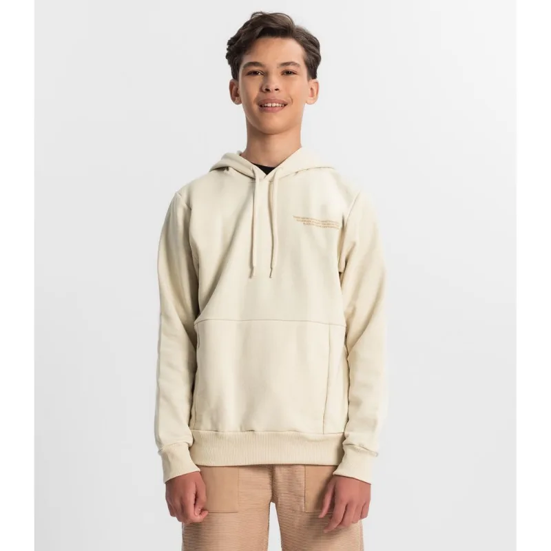 Moletom Juvenil Masculino Com Capuz Minty Bege 18