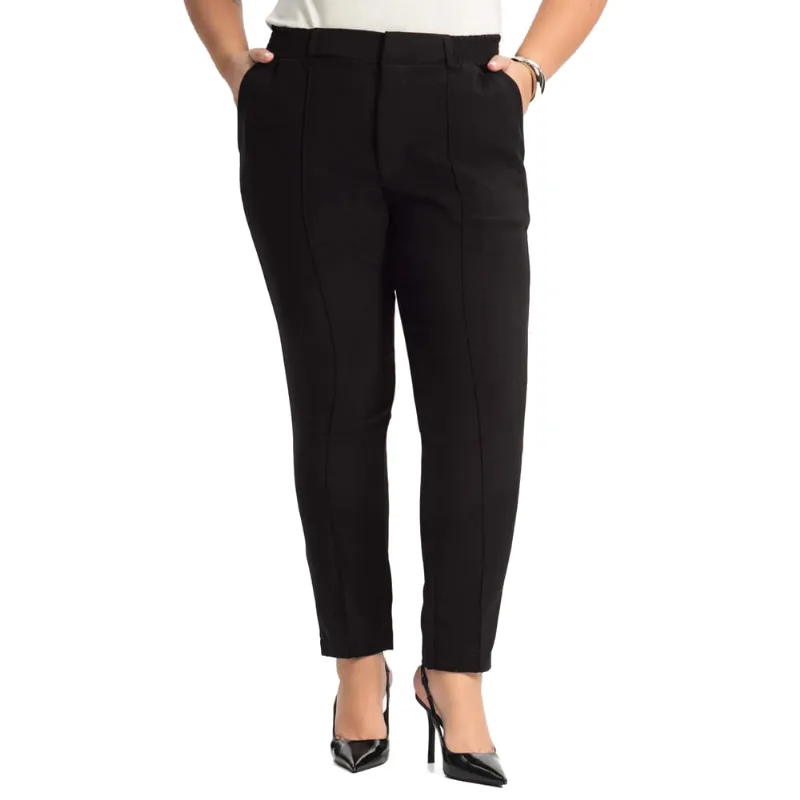 Calça Feminina Rovitex Plus Size Alfaiataria Preto - G2