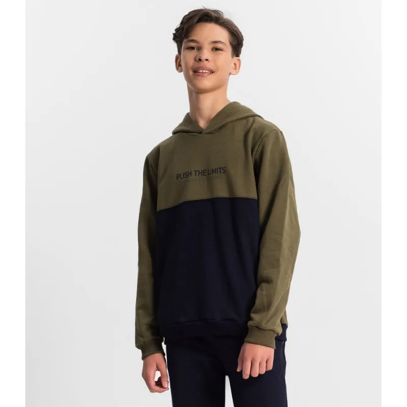 Moletom Juvenil Masculino Com Capuz Minty Verde 18