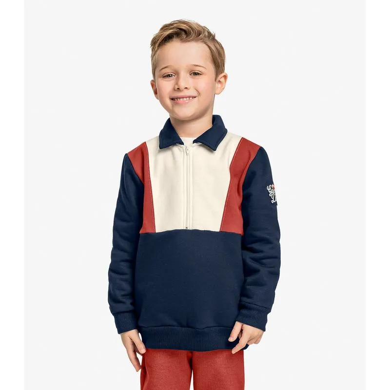 Moletom Infantil Menino Trick Nick Azul 6