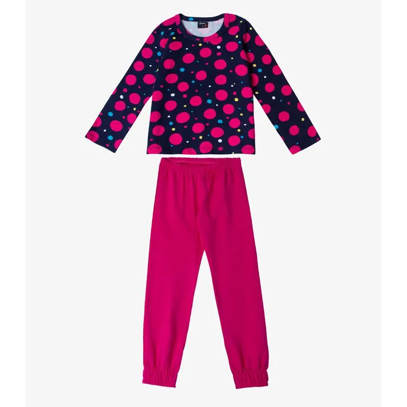 Pijama Infantil Menina Select Azul 10