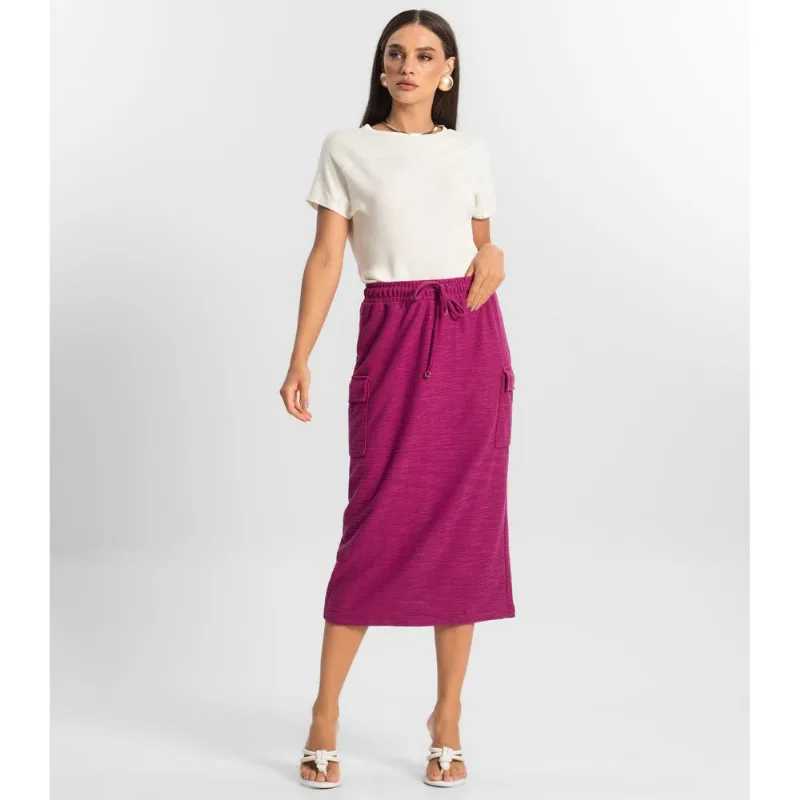 Saia Feminina Midi Endless Roxo P