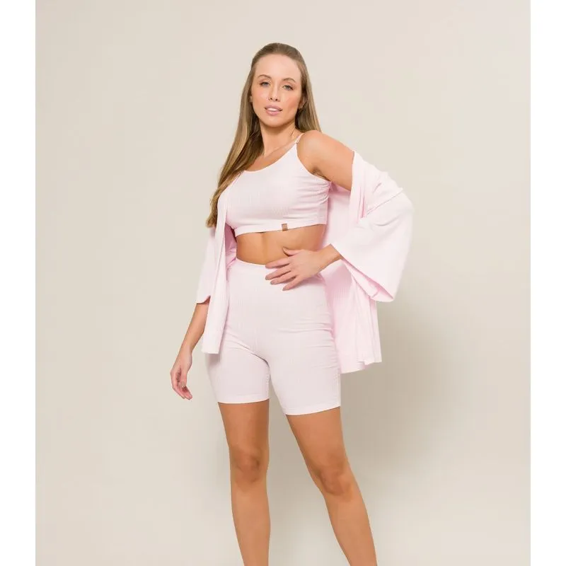 Shorts Pijama Adulto Feminino Evanilda Rosa G