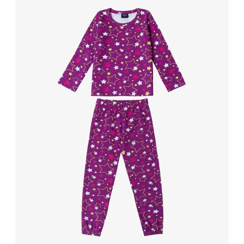 Pijama Infantil Menina Estapado Select Roxo 6