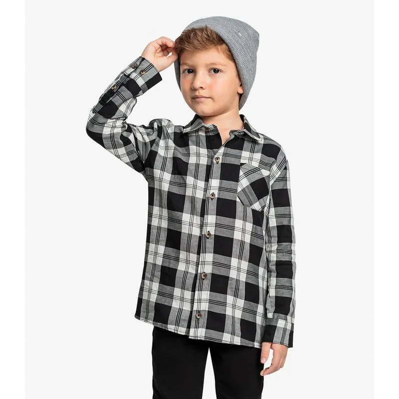 Camisa Infantil Manga Longa Trick Nick Preto 14