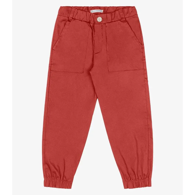 Calça Sarja Infantil Menino Trick Nick Marrom 12