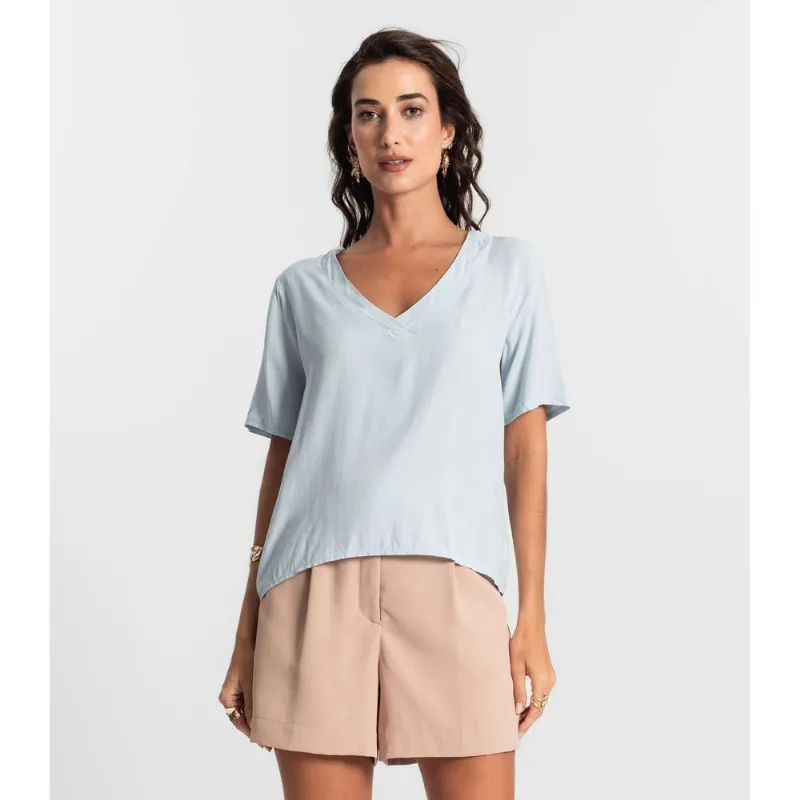 Blusa Feminina Lisa Endless Azul G