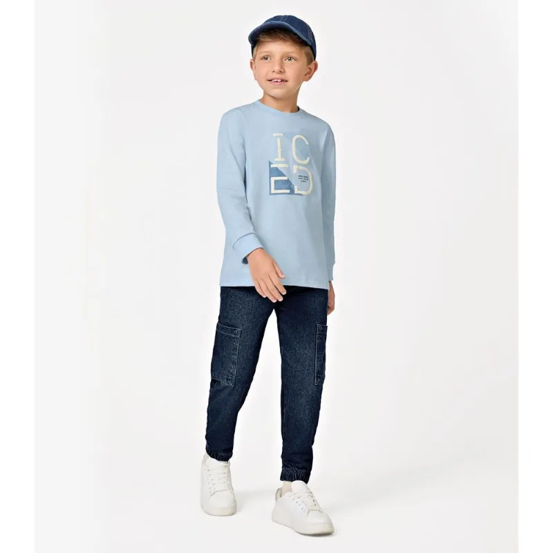 Calça Jeans Infantil Masculina Trick Nick Azul 4