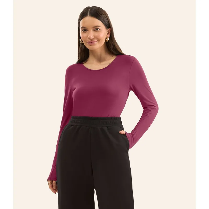 Blusa Feminina Manga Longa Rovitex Vermelho G