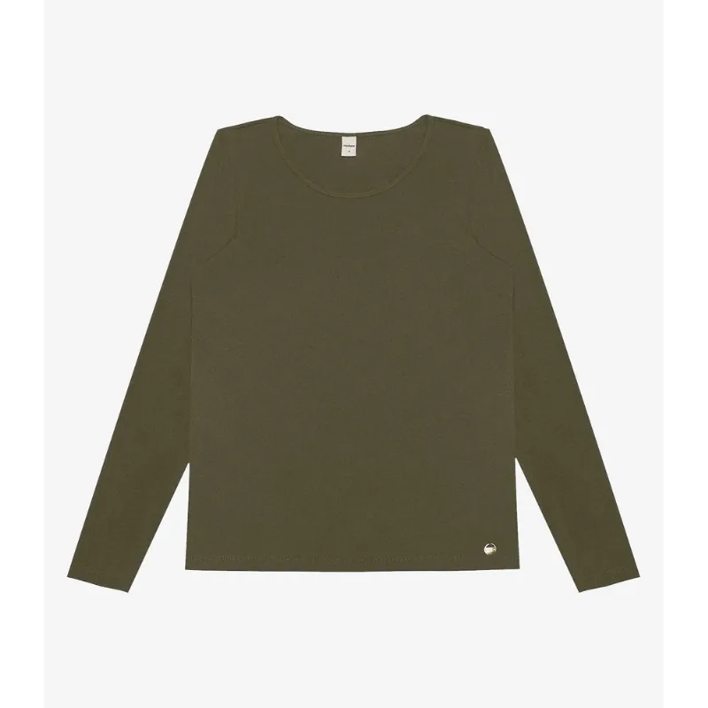Blusa Feminina Manga Longa Rovitex Verde M