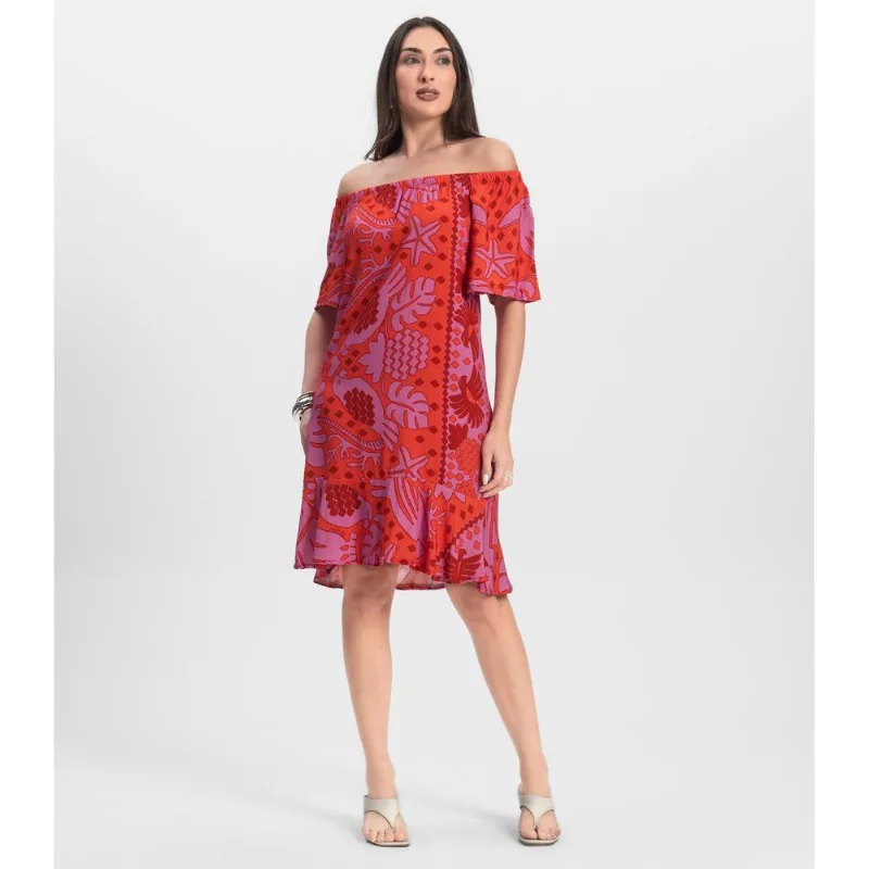 Vestido Ciganinha Infinita Cor Vermelho GG
