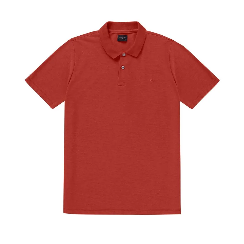 Polo Básica Masculina Diametro Vermelho P