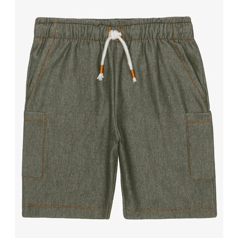 Bermuda Infantil Molecotton Denim Trick Nick Verde 8