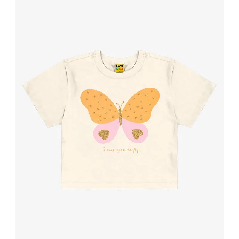 Blusa Feminina Infantil Rovi Kids Bege 8