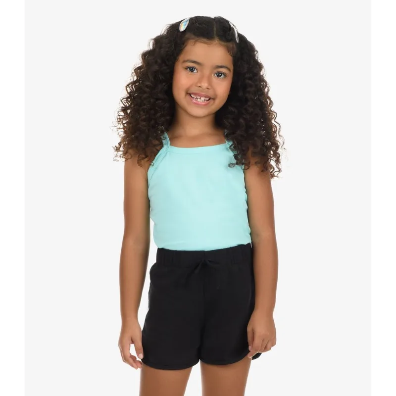 Regata De Alça Infantil Feminina Rovi Kids Azul 16