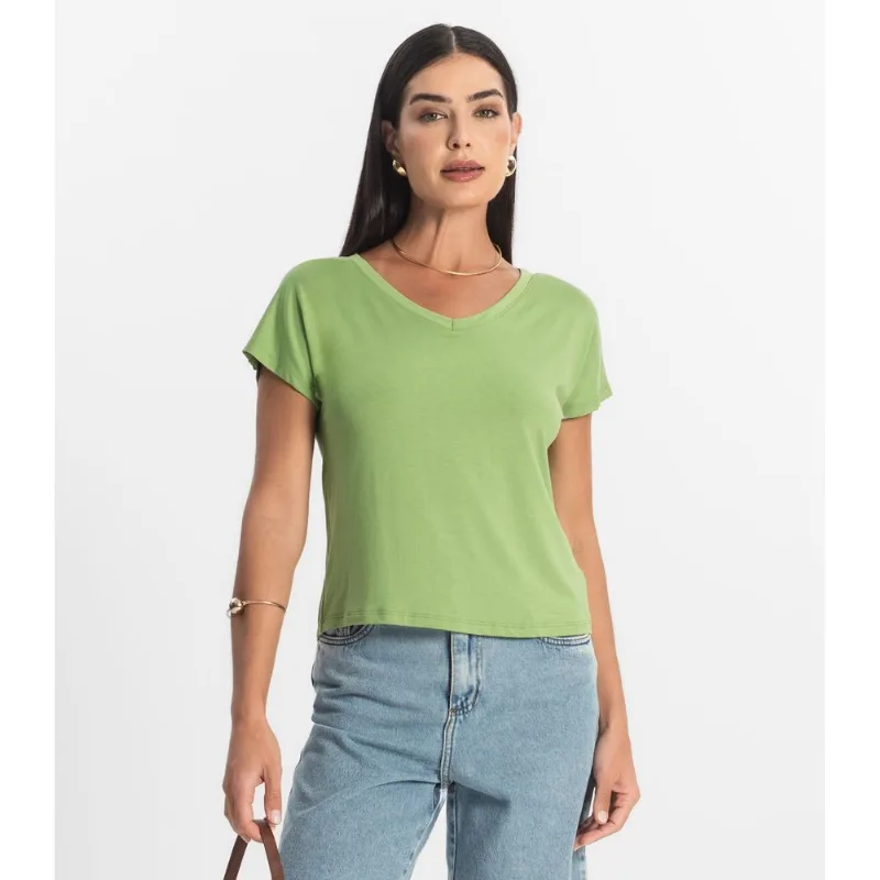Blusa Feminina Viscotorcion Rovitex Verde M