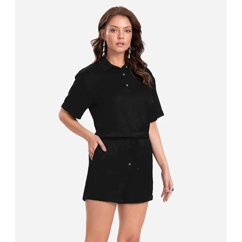 Camisa Feminina Manga Curta Endless Preto G