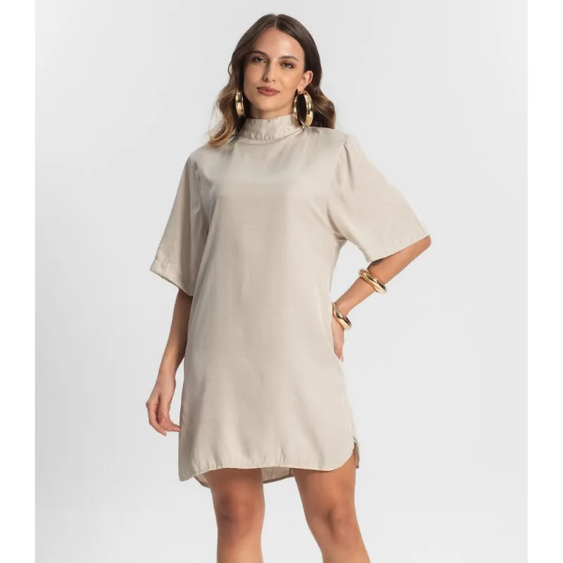 Vestido Curto Feminino Endless Bege GG